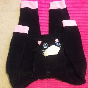 Adult kitty onesie